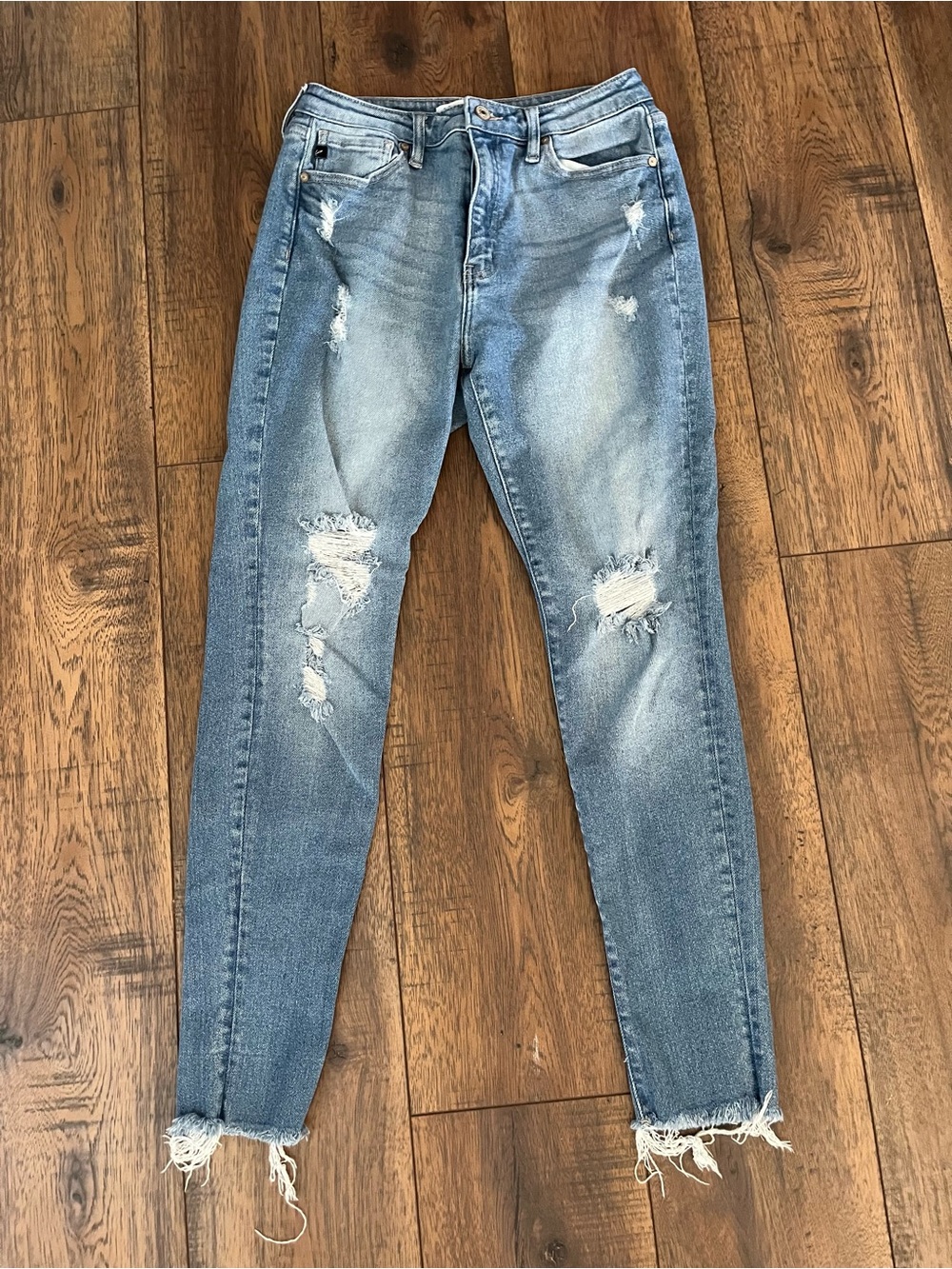 KanCan Light Blue Distressed Skinny Jeans